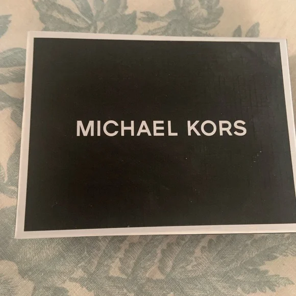 Michael Kors tall card case black NWT
